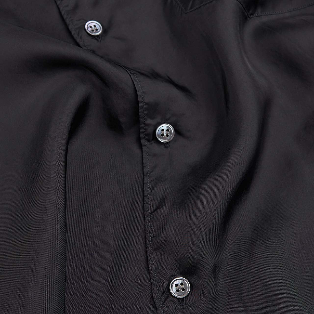 comme des garçons shirt woven shirt (black) - a.plus