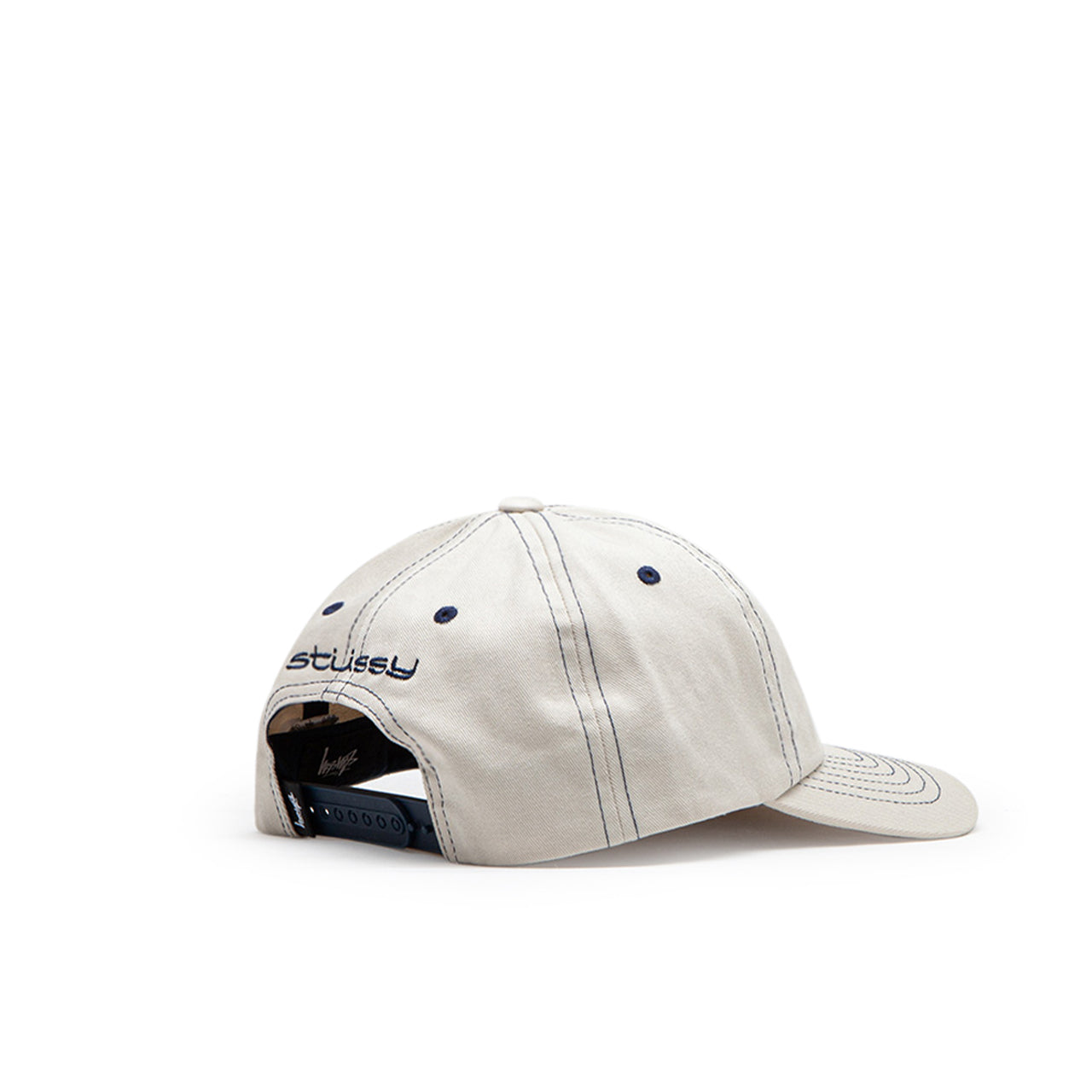 stüssy electric dot low pro cap (natural) - a.plus