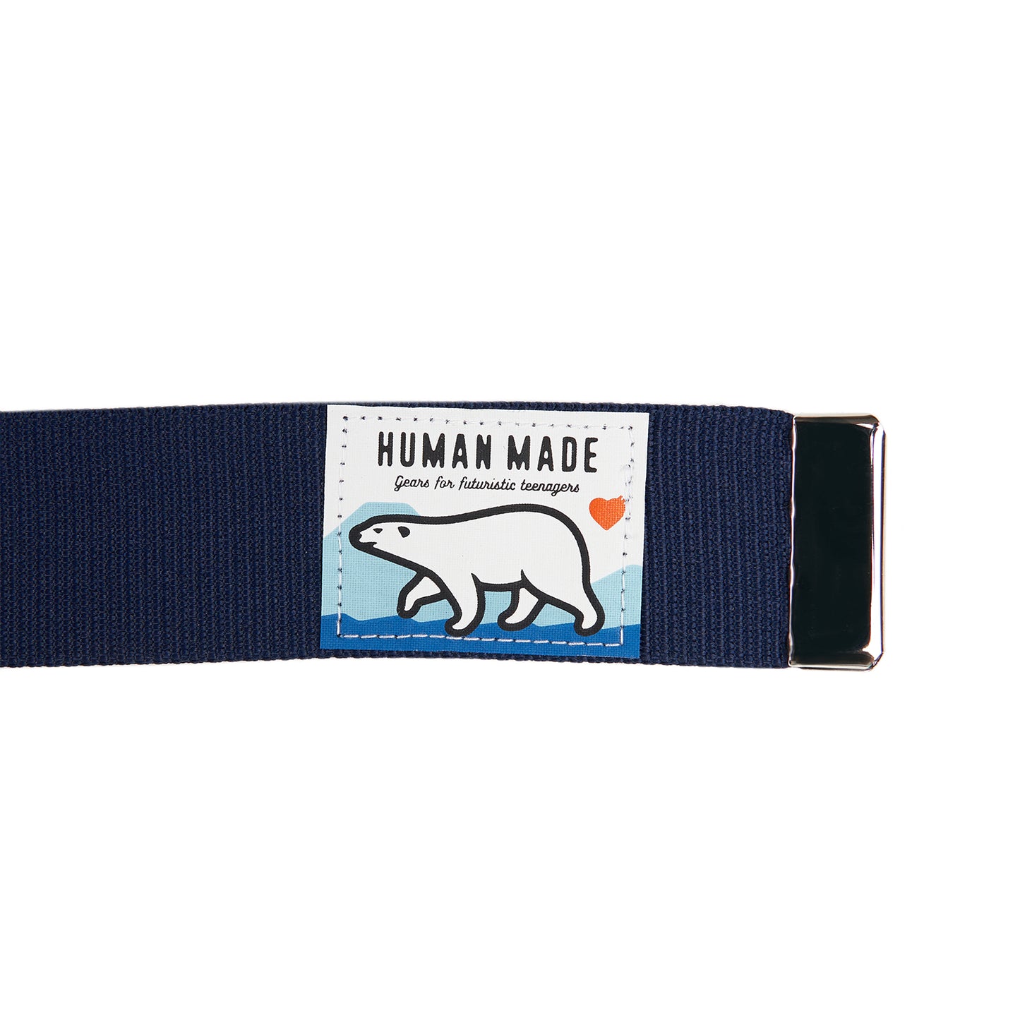 human made jacquard web belt (blue) - a.plus
