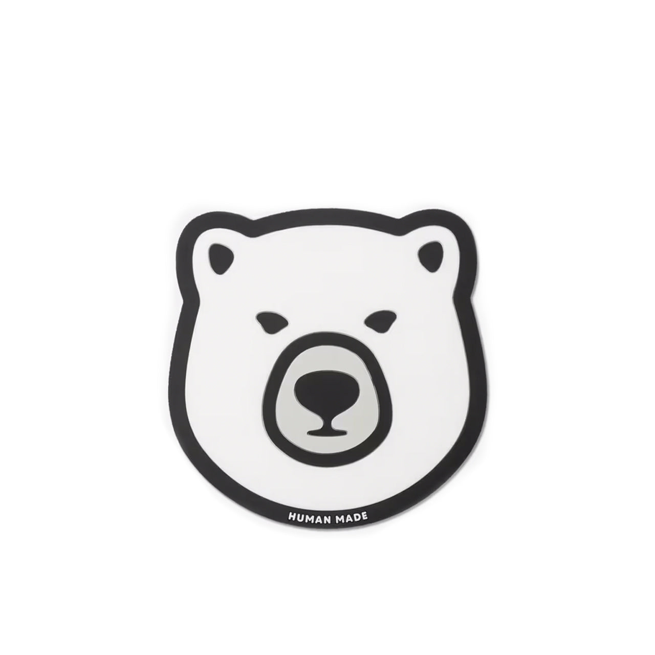 human made animal rubber coaster (white) - a.plus