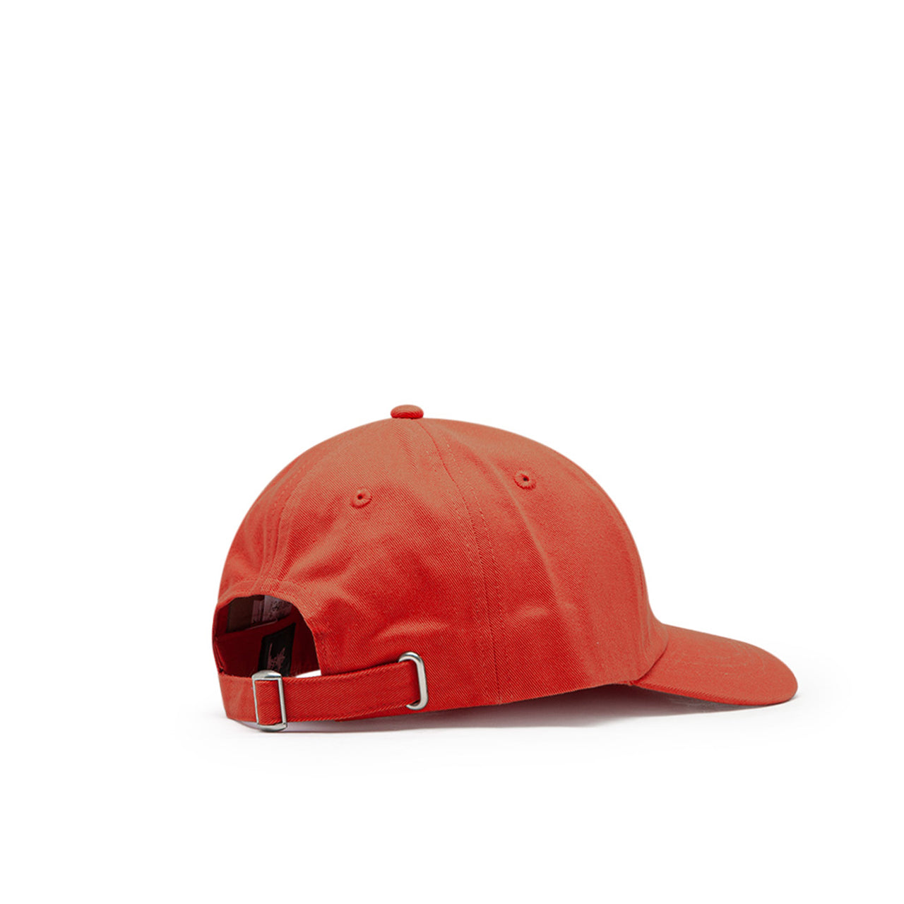 stüssy basic stock low pro cap (blood orange) - a.plus