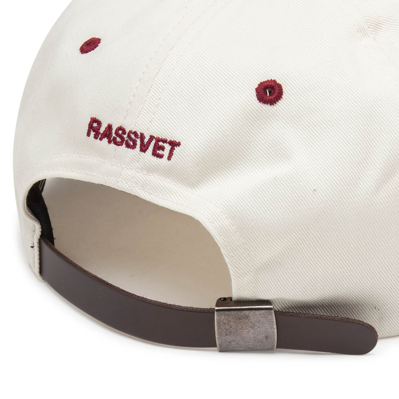 rassvet 5-panel logo cap (light beige) - a.plus