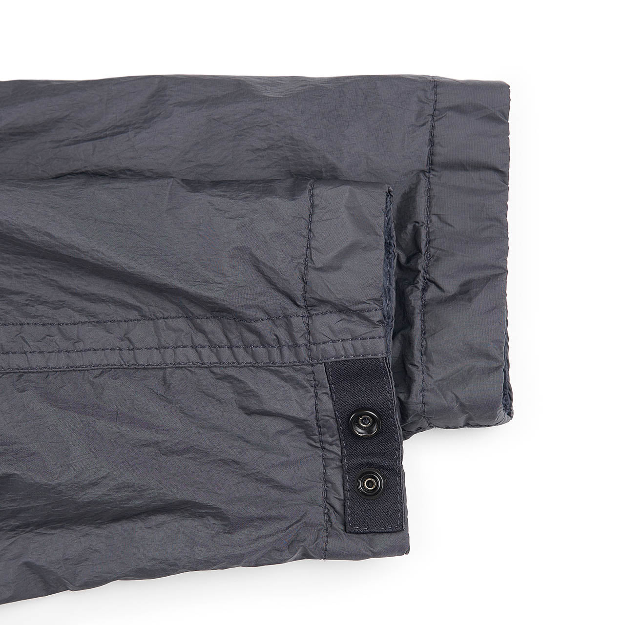 stone island garment dyed crinkle reps overshirt (lead grey) - a.plus