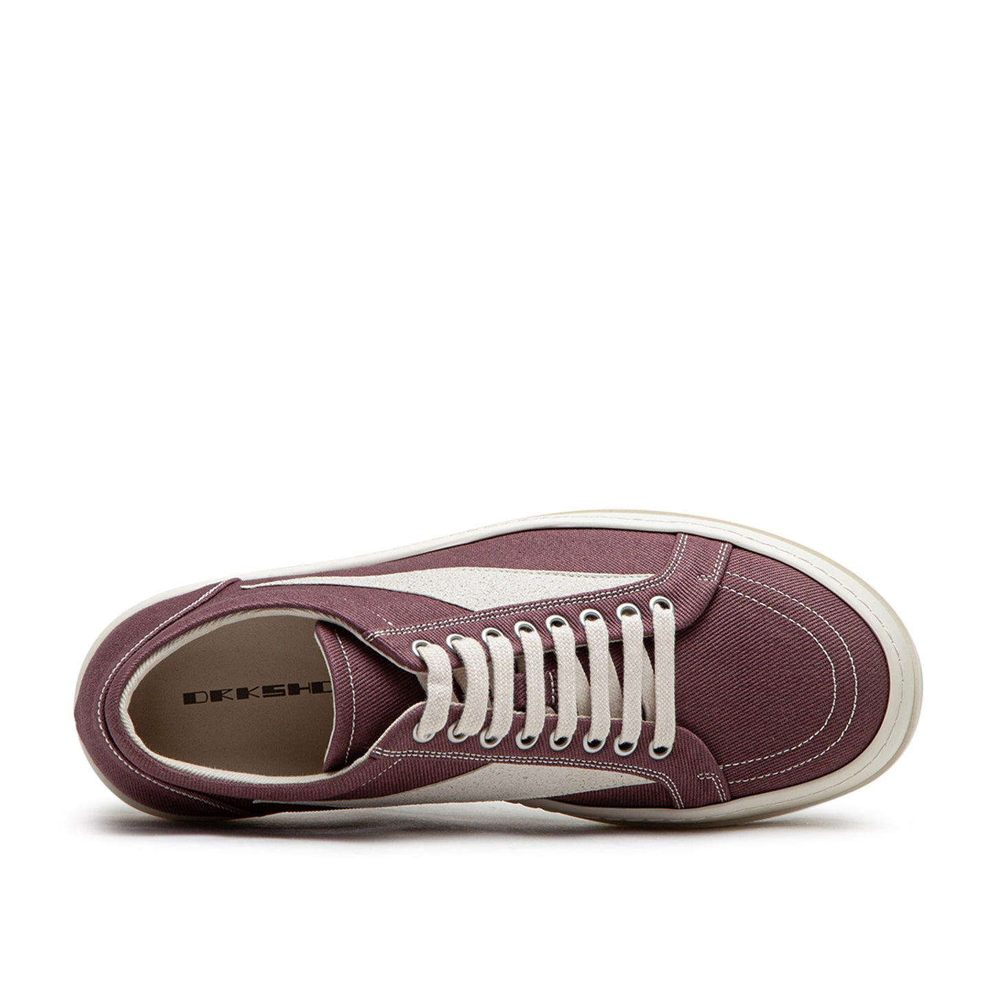 rick owens drkshdw denim sneaker (rose) - a.plus