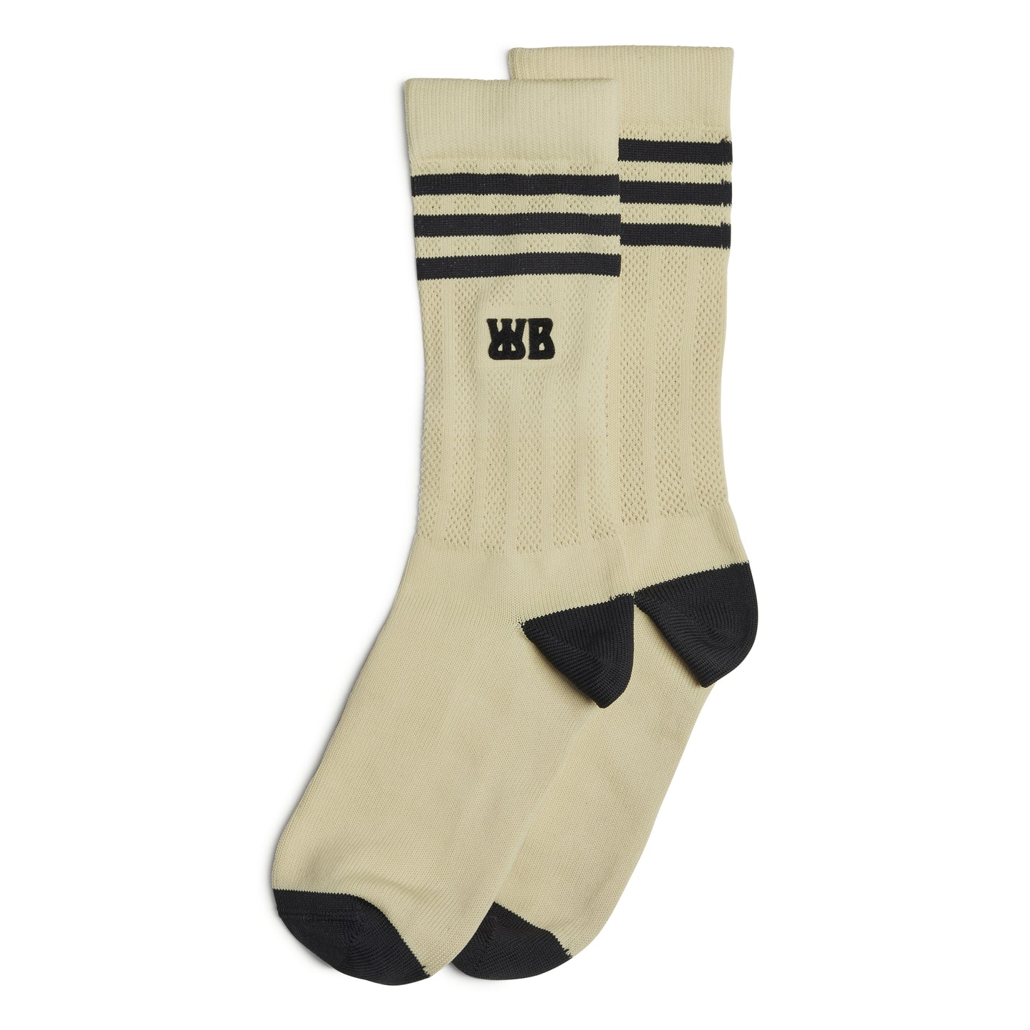 adidas x wales bonner socks (sandy beige / black) - a.plus