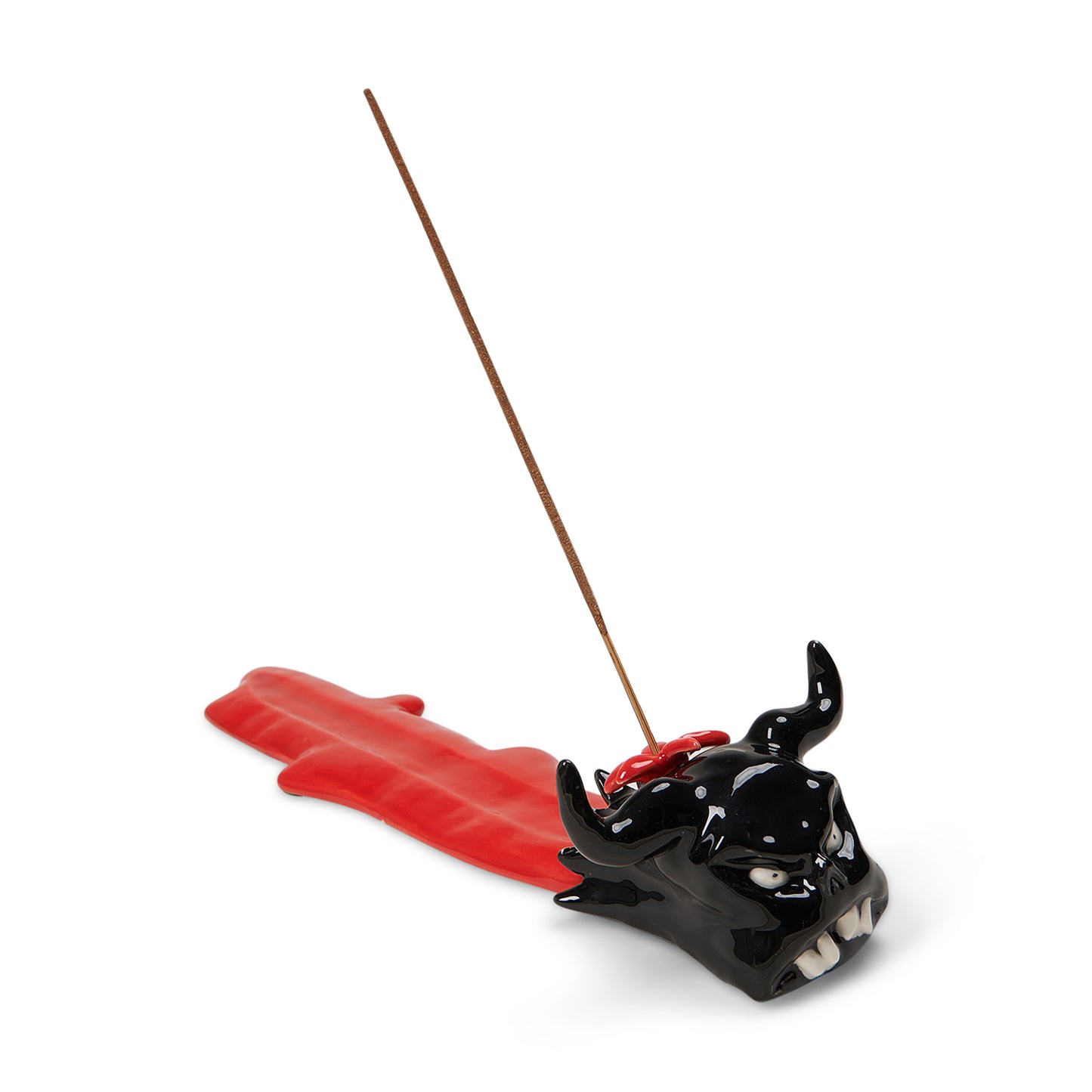 wacko maria neck face incense stand (black / red) - a.plus