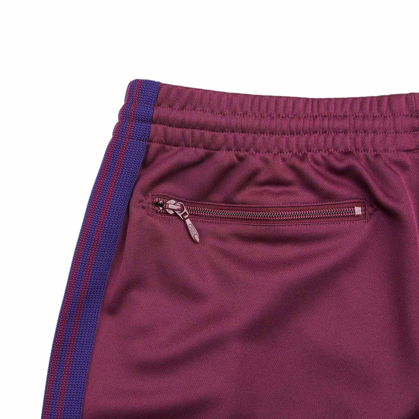 needles side stripe track pants (wine) - a.plus