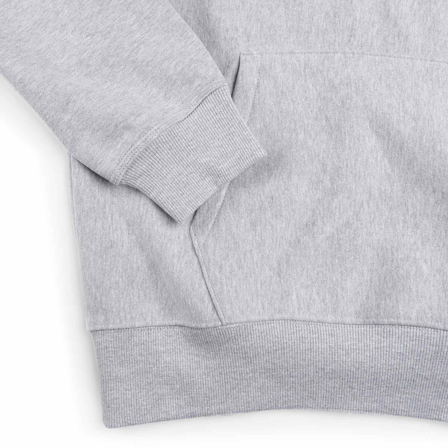 stüssy stock logo hoodie (grey heather) - a.plus