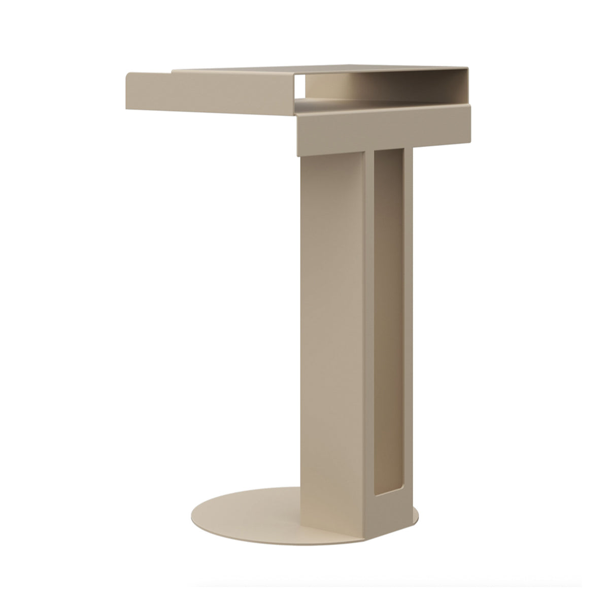 new tendency meta side table (sand) - a.plus