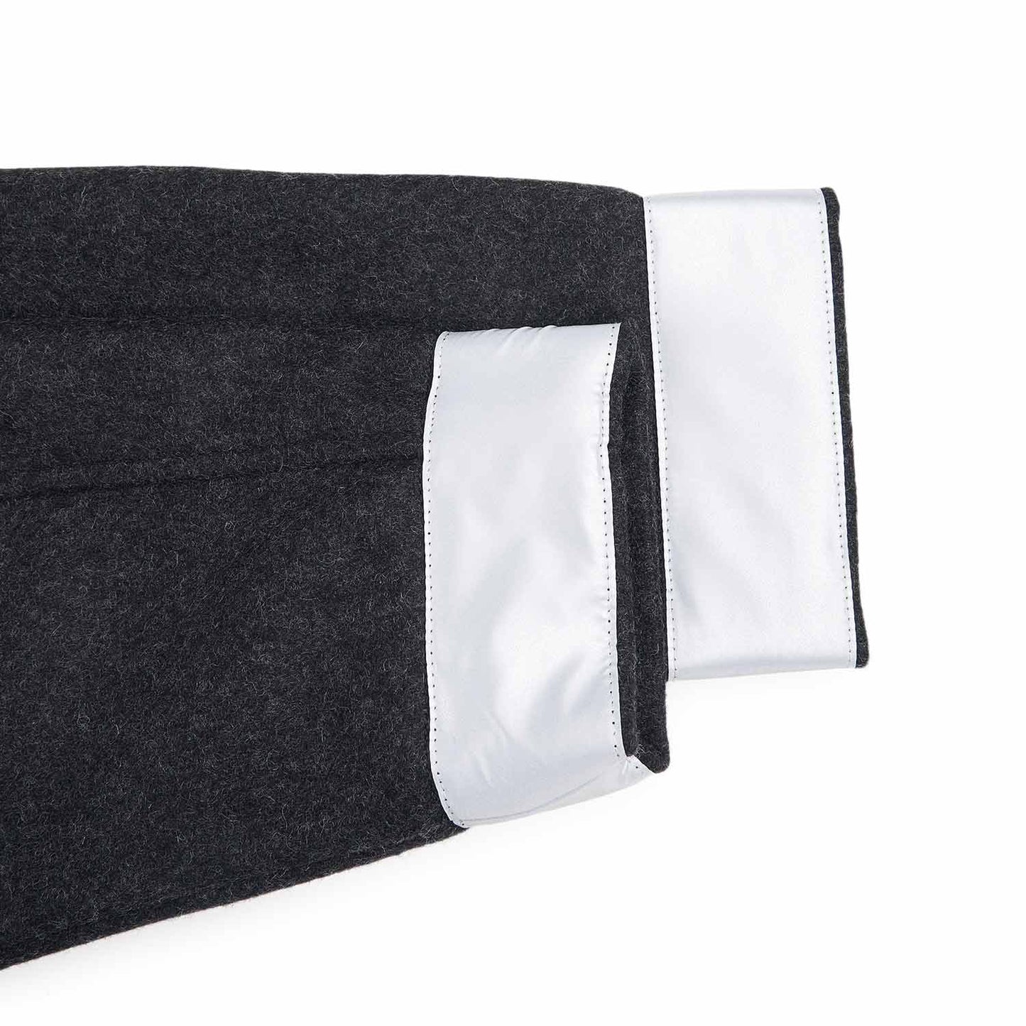 cav empt reflect wool zip jacket (charcoal) - a.plus