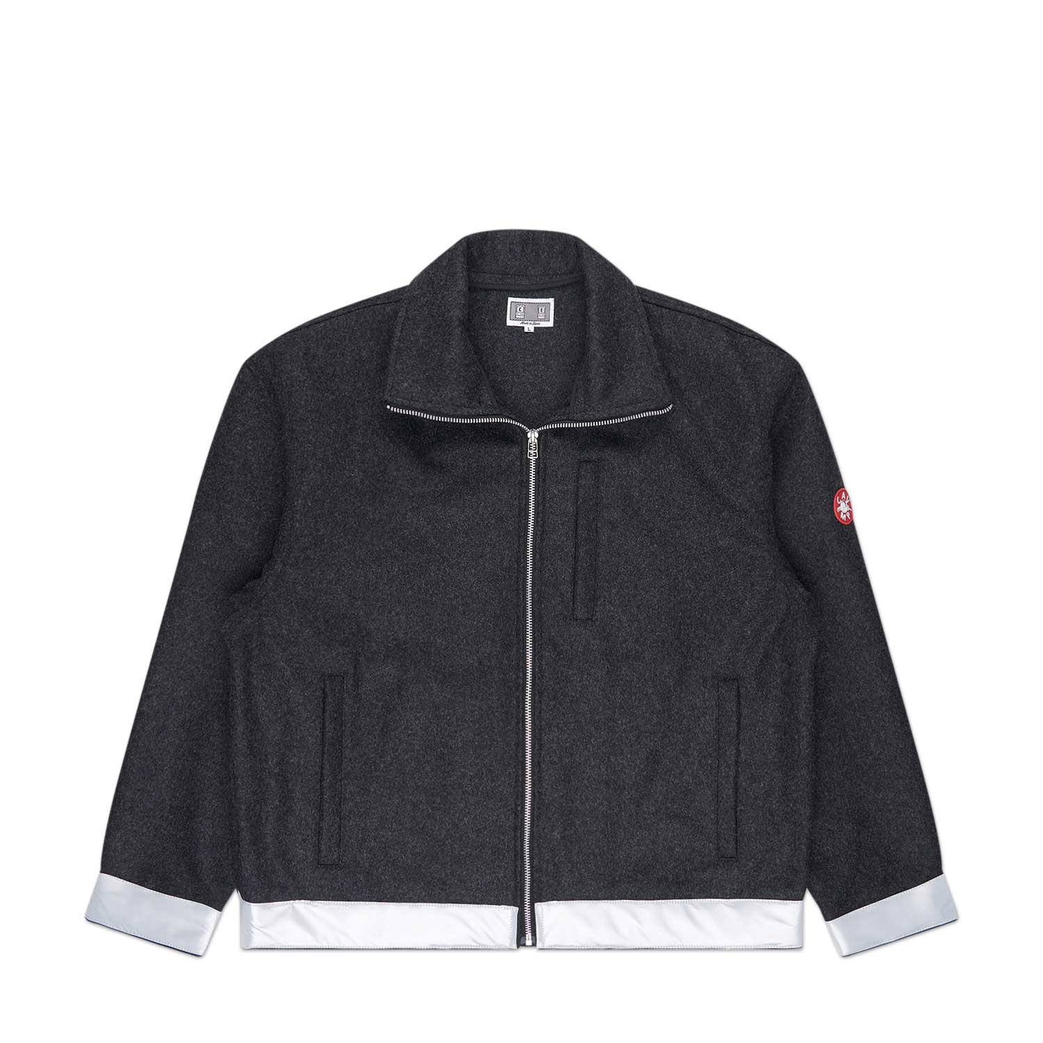 cav empt reflect wool zip jacket (charcoal) - Main Image