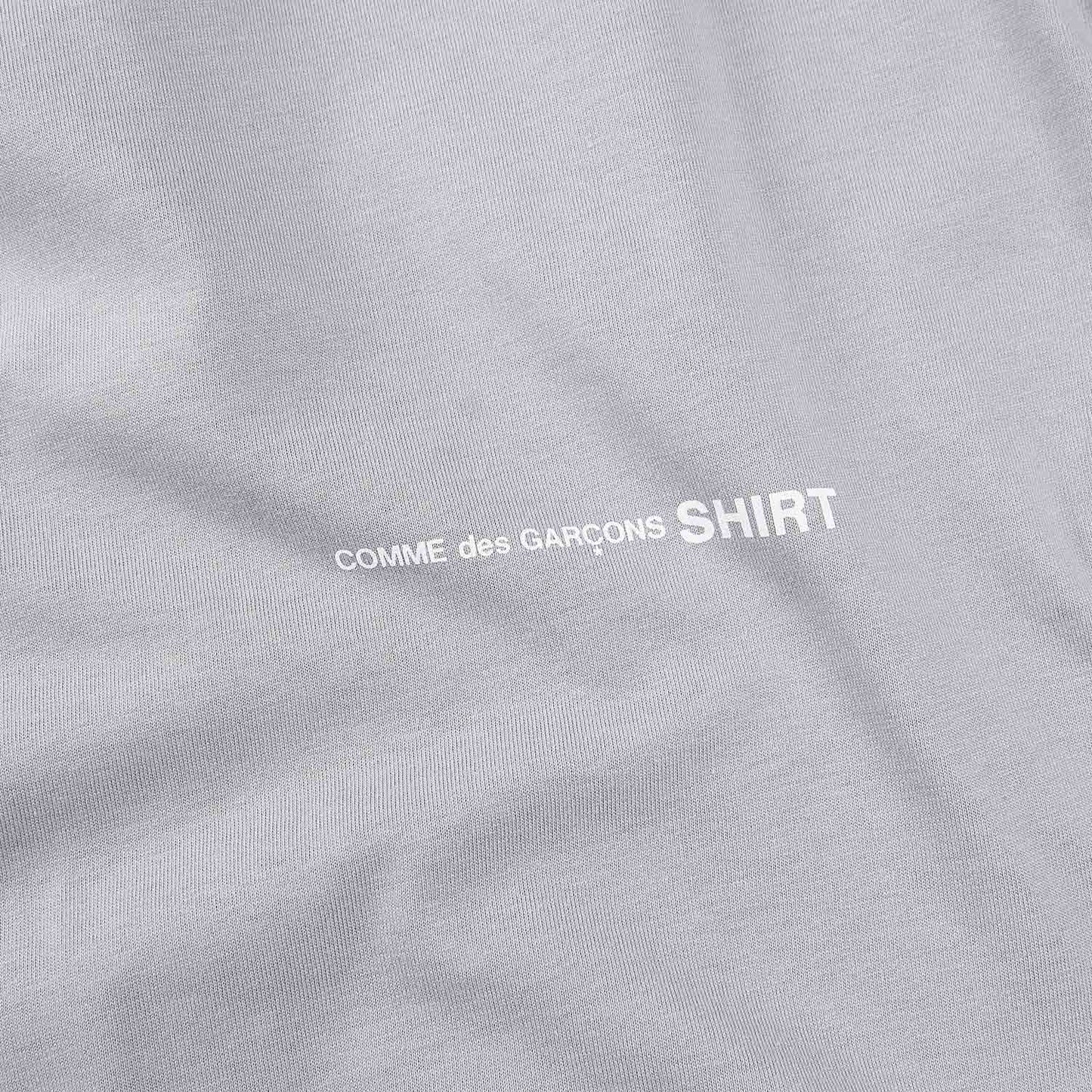comme des garçons shirt t-shirt knit (grey) - a.plus