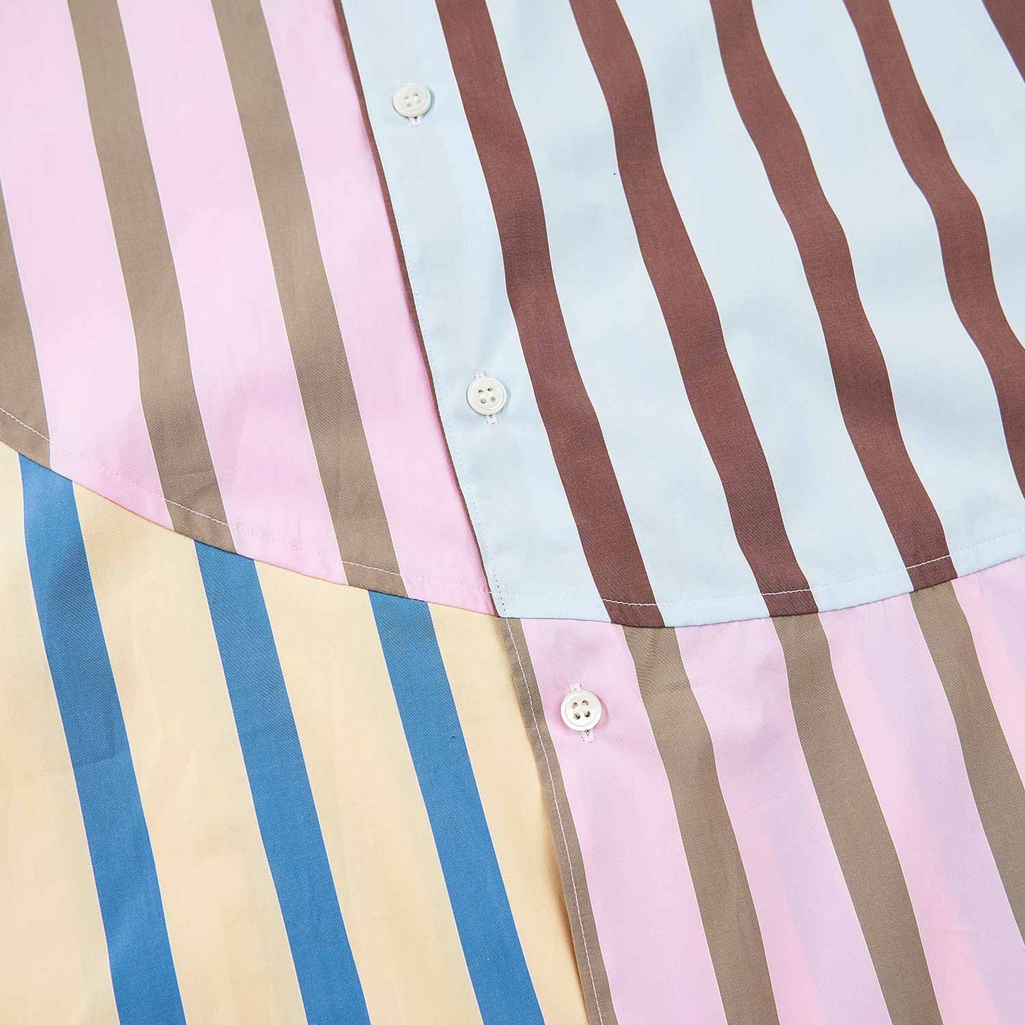 comme des garçons shirt woven shirt (multi) - a.plus