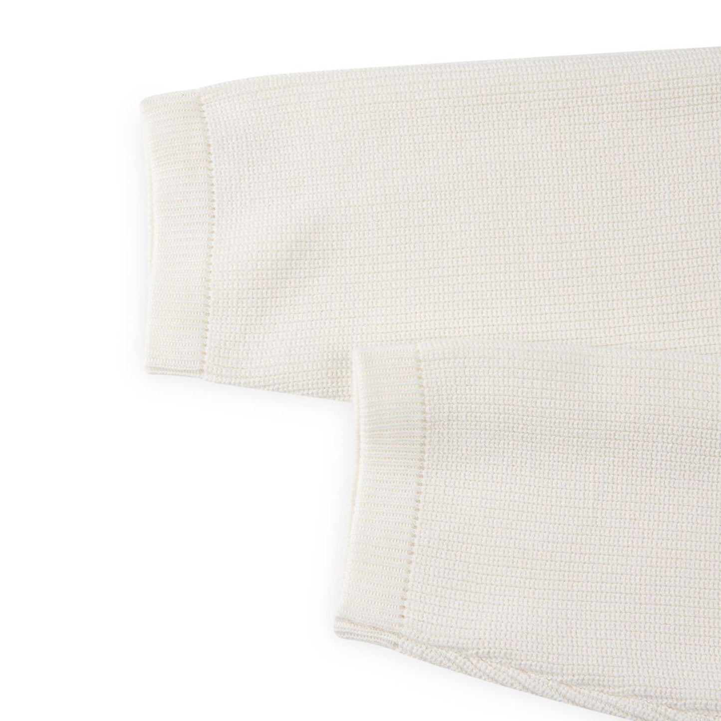 stone island knitted crewneck (white) - a.plus