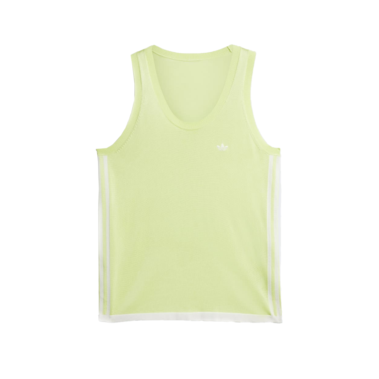 adidas x wales bonner knit vest (semi frozen yellow / chalk white) - a.plus