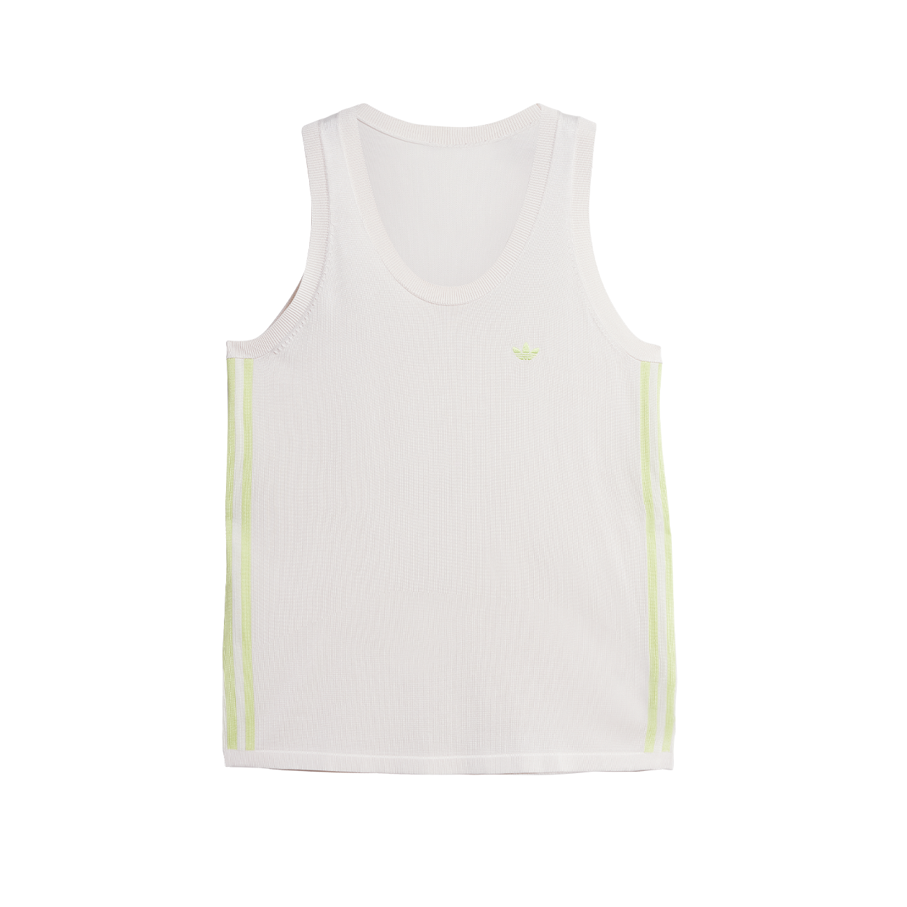 adidas x wales bonner knit vest (chalk white / semi frozen yellow) - a.plus
