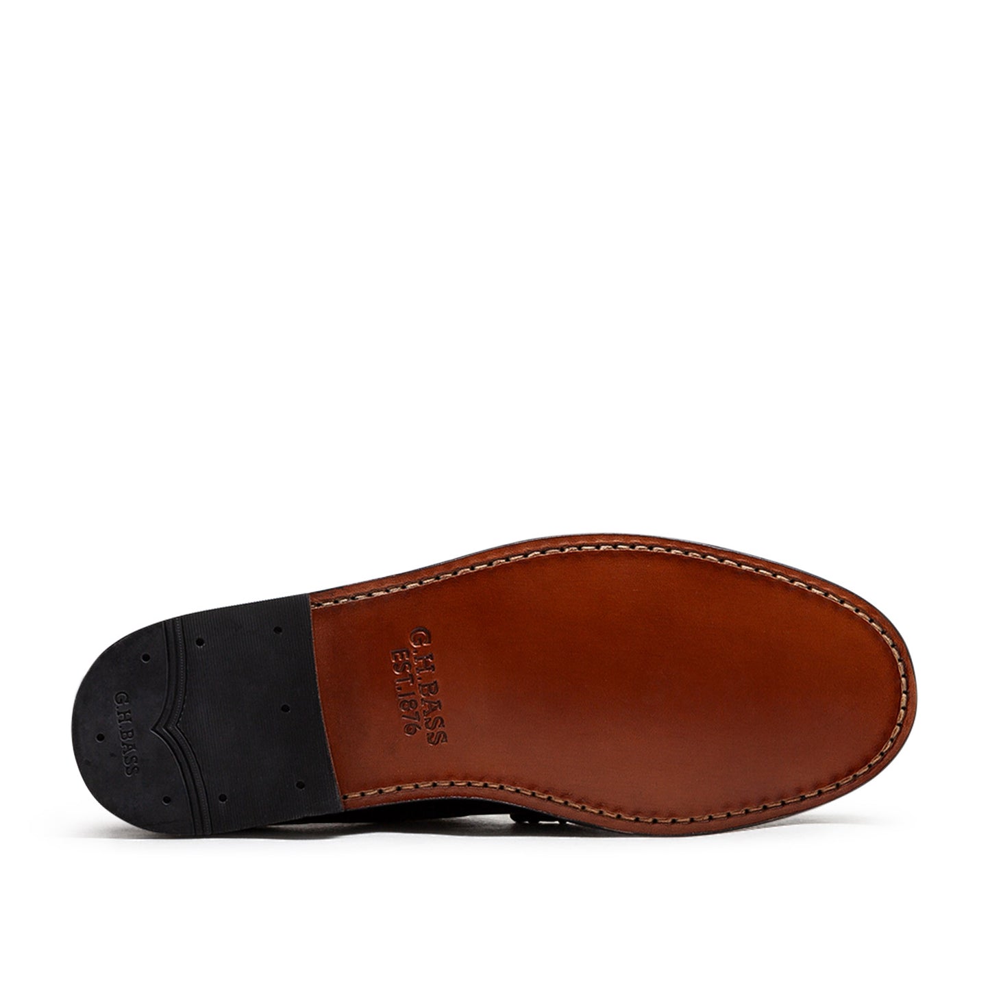 g.h.bass x maharishi larson penny loafers (black) - a.plus