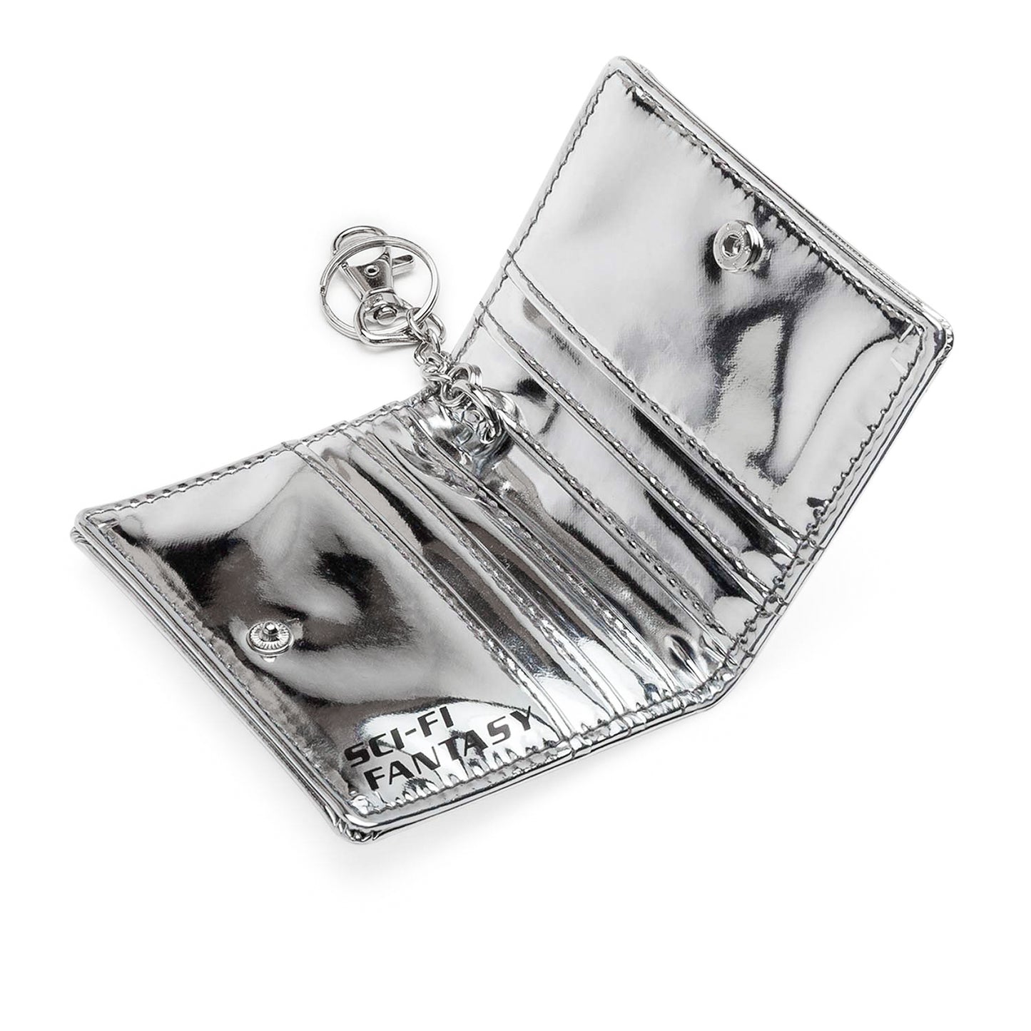 sci-fi fantasy dragon wallet (silver) - a.plus