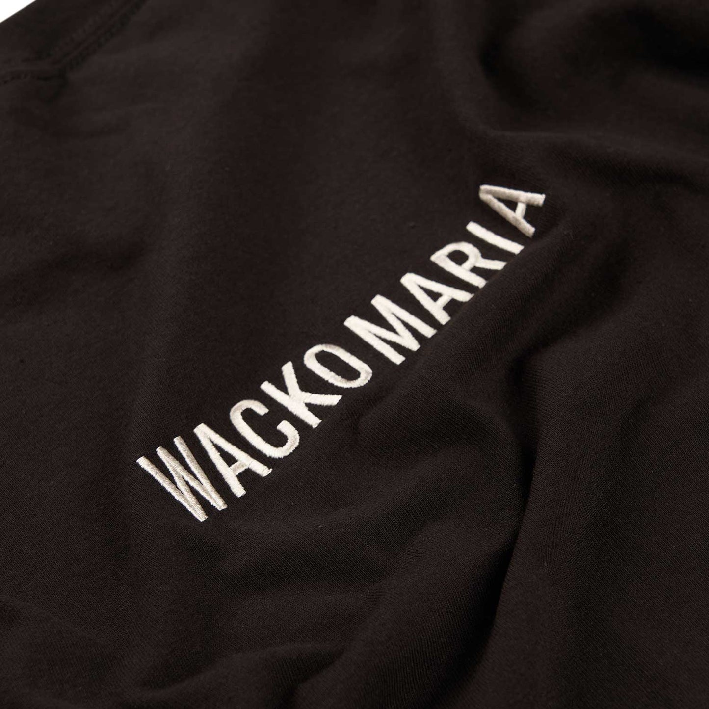 wacko maria x tim lehi crew neck long sleeve t-shirt type-1 (black) - a.plus