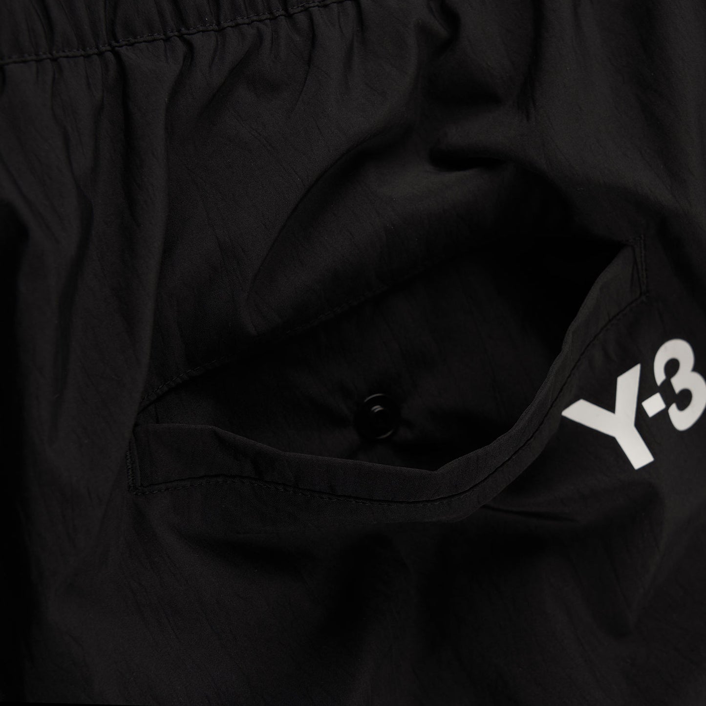 Y-3 3-Streifen Nylon Shell 1/2 Zip Jacket (Black) - a.plus