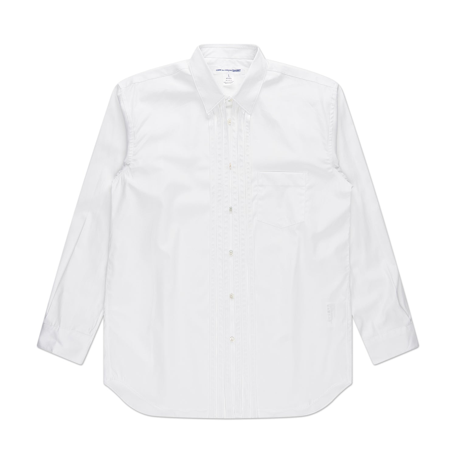 comme des garçons shirt shirt woven (white)