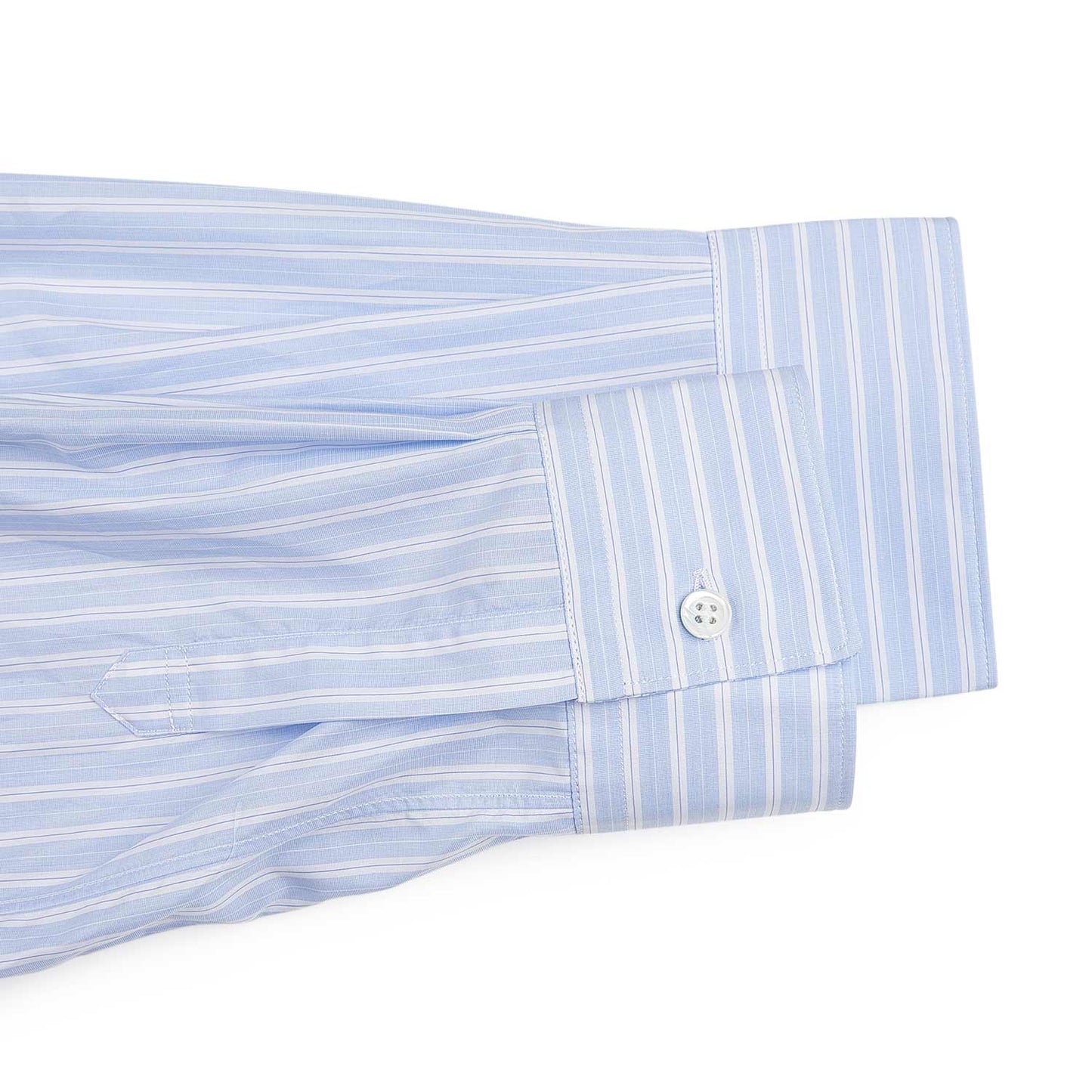 comme des garçons shirt woven shirt (white / blue)