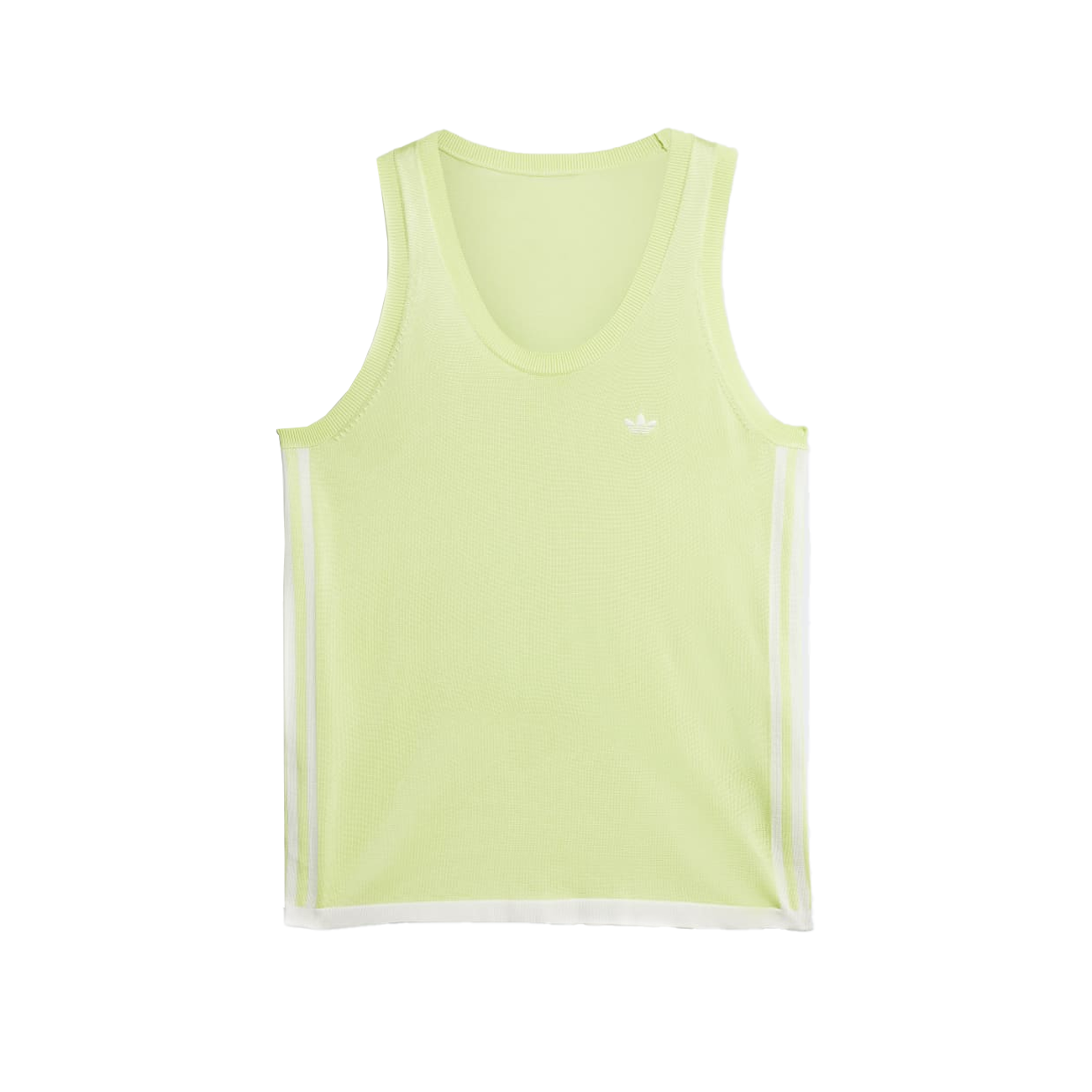 adidas x wales bonner knit vest semi frozen yellow chalk white