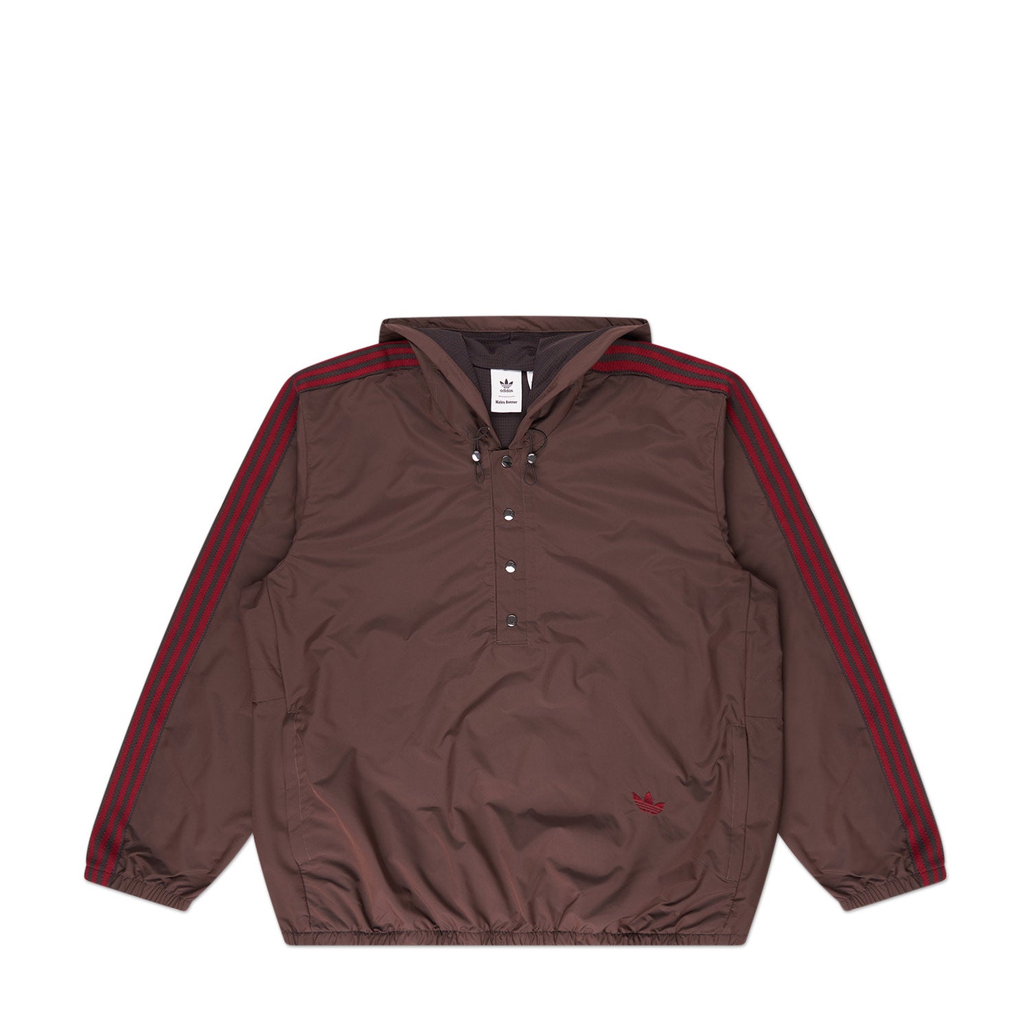 adidas x wales bonner nylon anorak (brown)