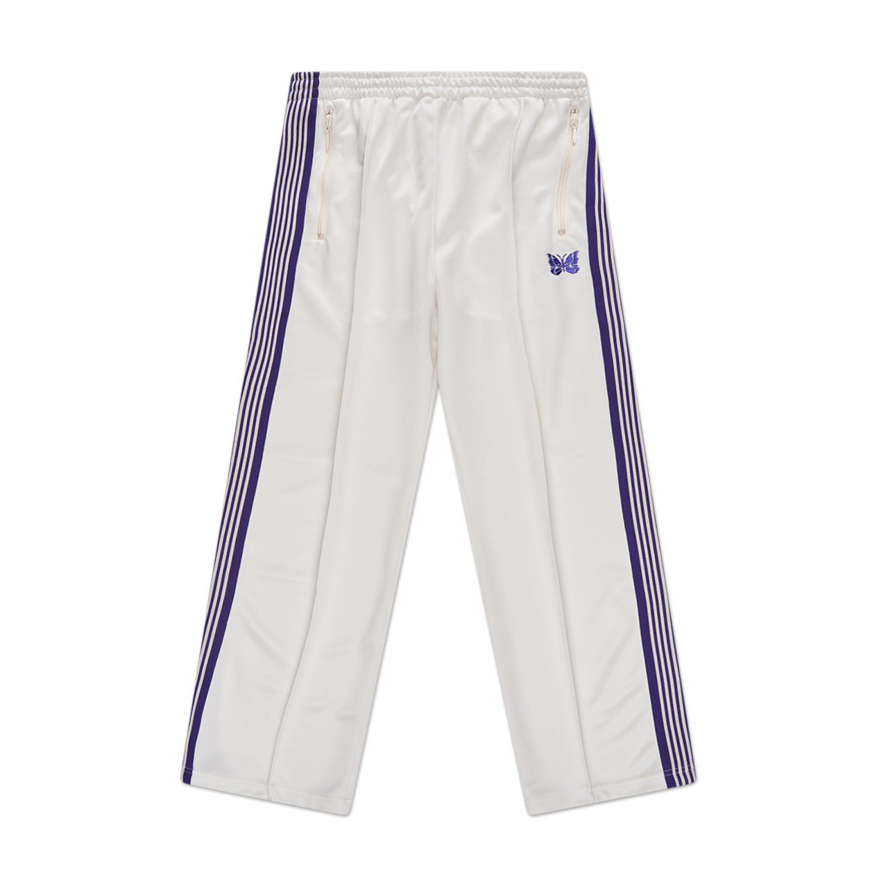 needles side stripe track pants (ice white) - a.plus store