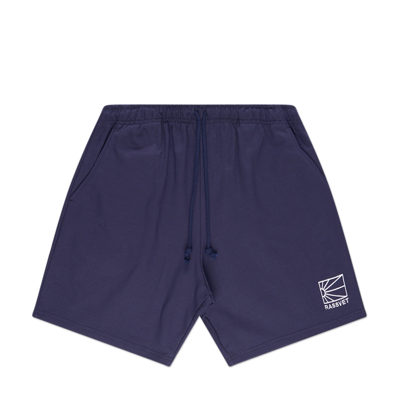 rassvet logo shorts knit (navy) - a.plus store