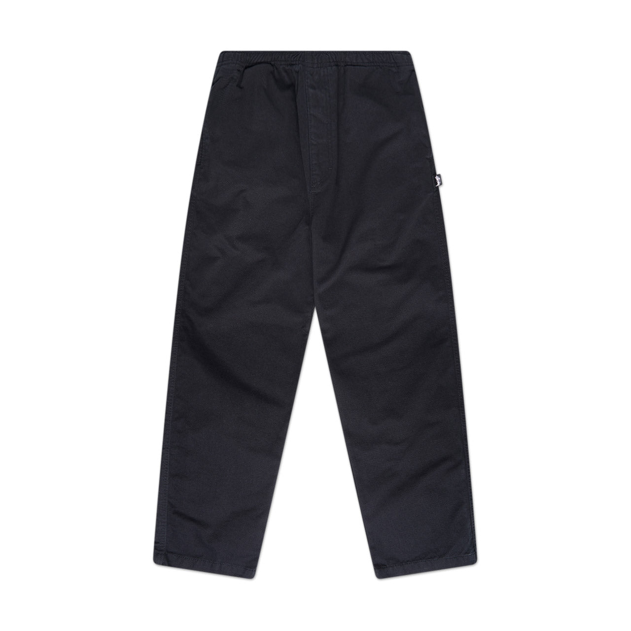 stüssy brushed beach pant (black) 116553-0001 - a.plus