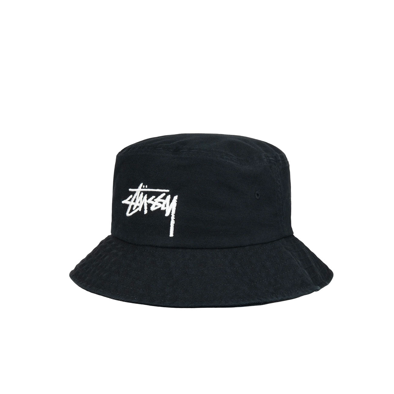stüssy big stock bucket hat (black)