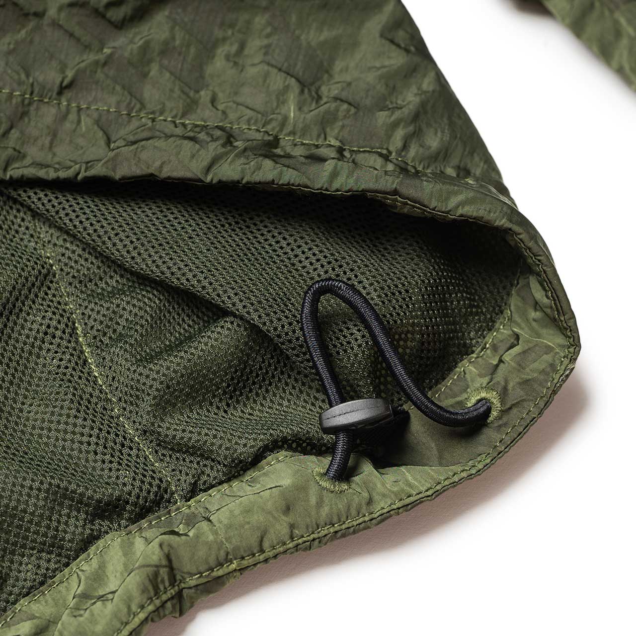 stone island shadow project imprint nylon colarless jacket (olive) - 701940505.v0053 - a.plus - Image - 8
