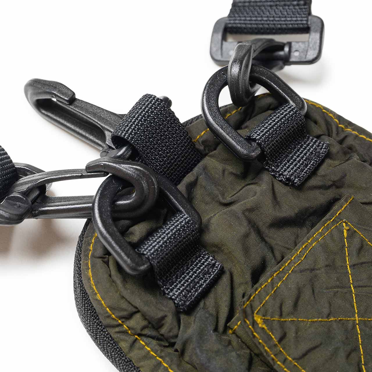 stone island shadow project compact pouch (olive / black) - 721990420.v0054 - a.plus - Image - 6