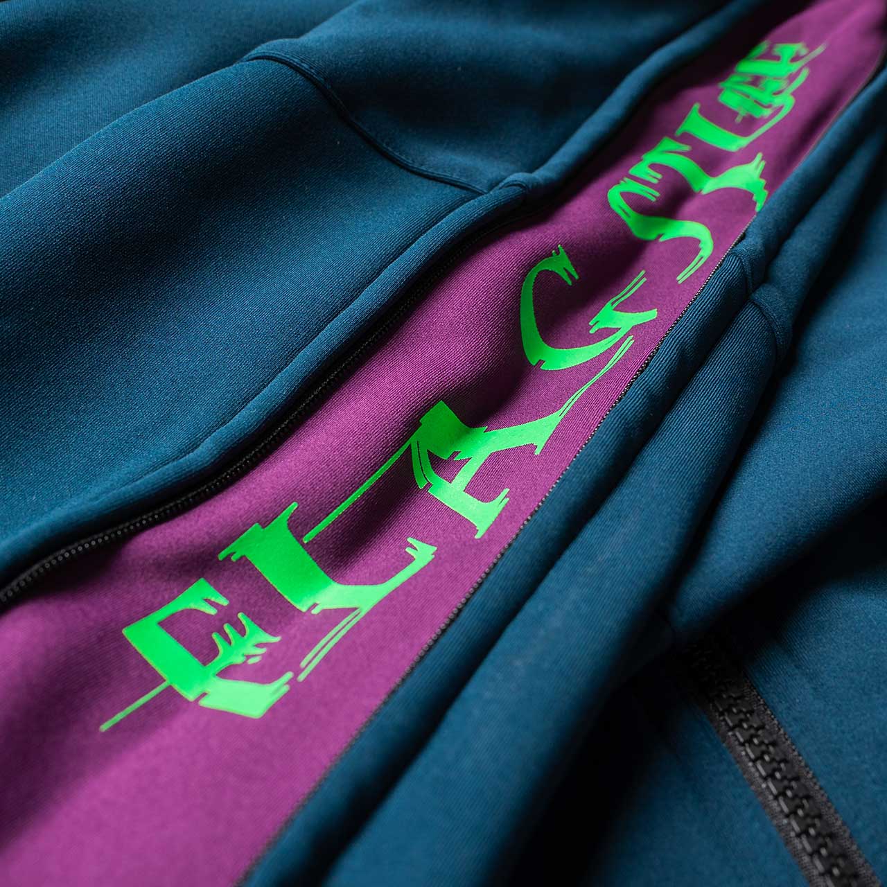 flagstuff track jeasey jacket (petrol / purple) - 19aw-fs-15 - a.plus - Image - 7