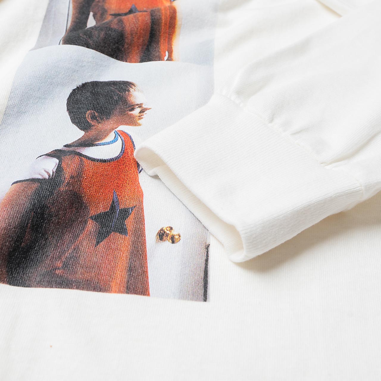 flagstuff x larry clark l/s t-shirt (white) - 19aw-fsxlc-05-wht - a.plus - Image - 4