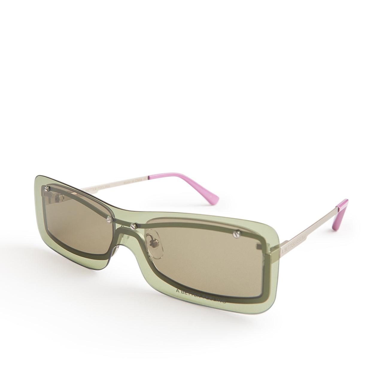 a better feeling 'arctus' sunglasses (green / purple) arctus-iris