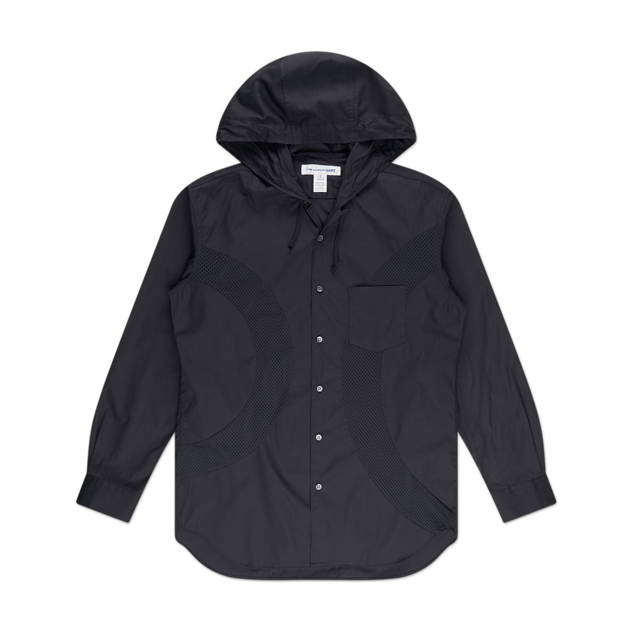 comme des garçons shirt woven shirt (black) FJ-B053-W22 - a.plus