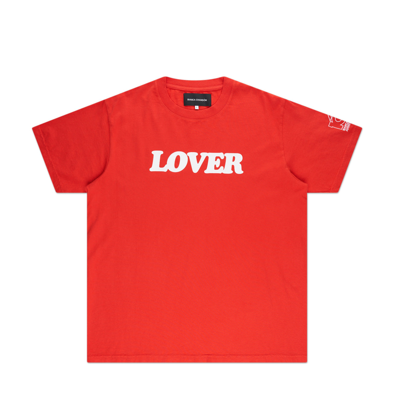 bianca chandôn lover 10th anniversary t-shirt (red) LOVER-TEE-RED