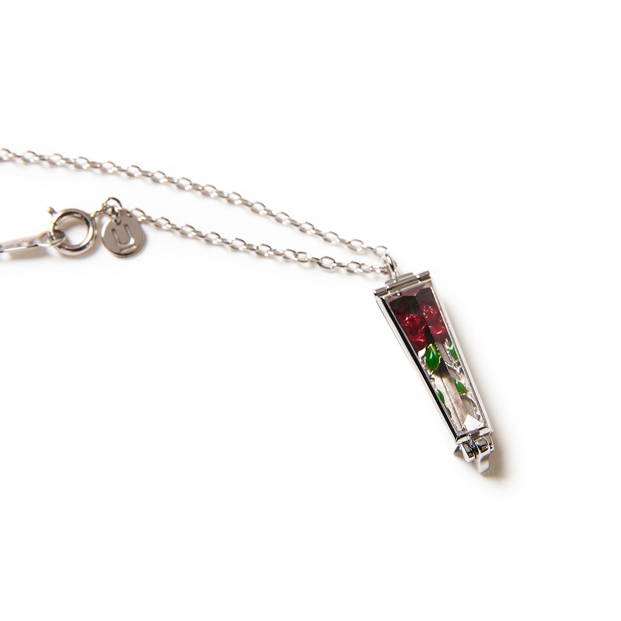 undercover undercover rose case necklace (silver) UC1A4N02SPONESIZE