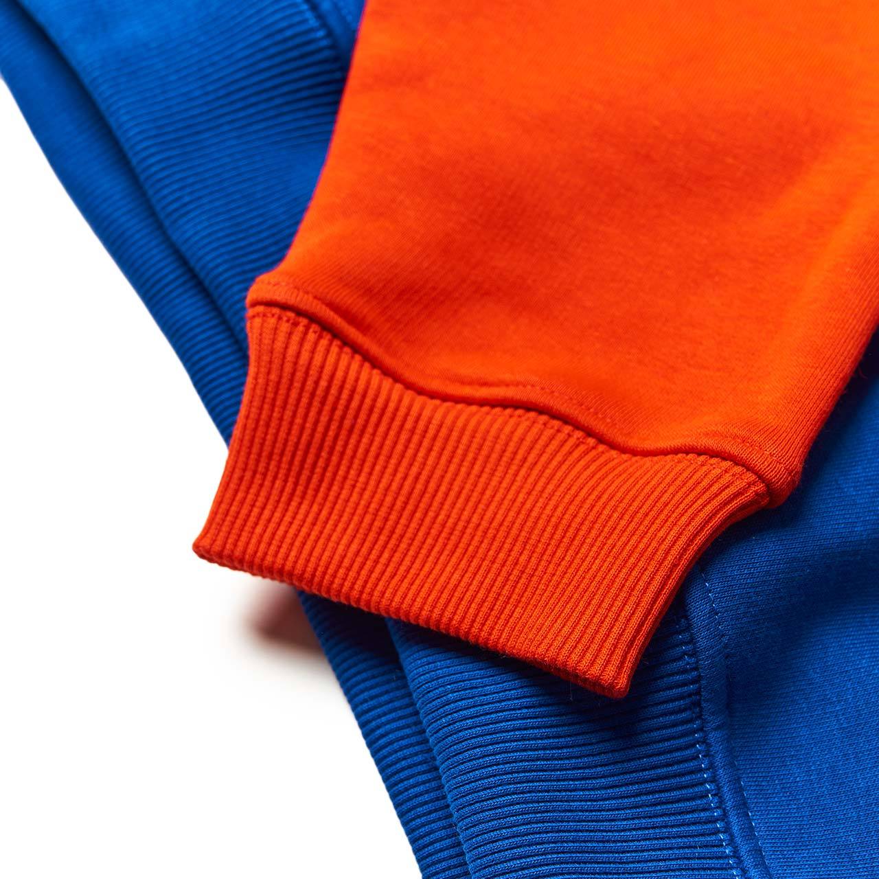 fucking awesome fucking awesome fa primary crewneck (red / navy / yellow)