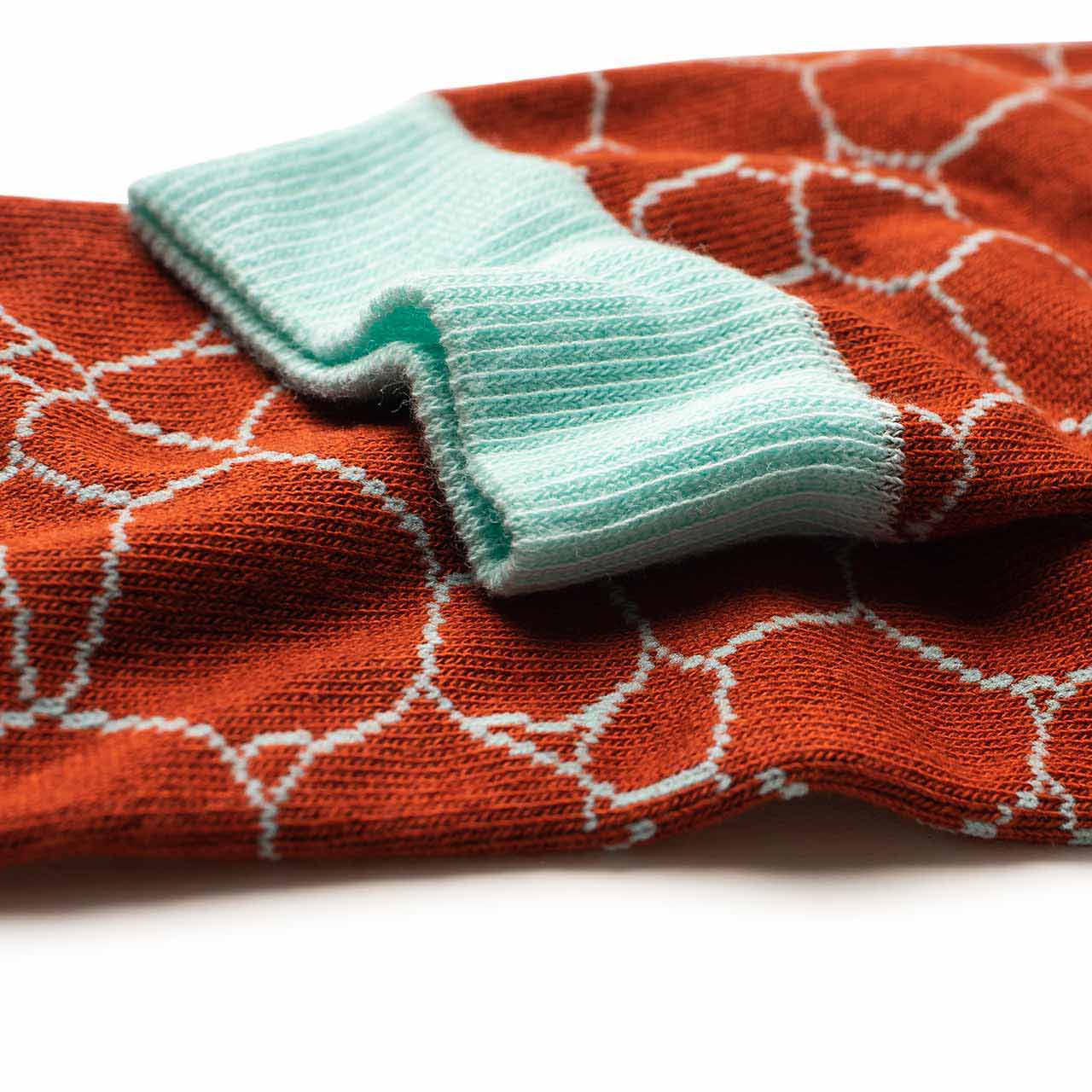 henrik vibskov henrik vibskov foam socks (rust) AW20-S110