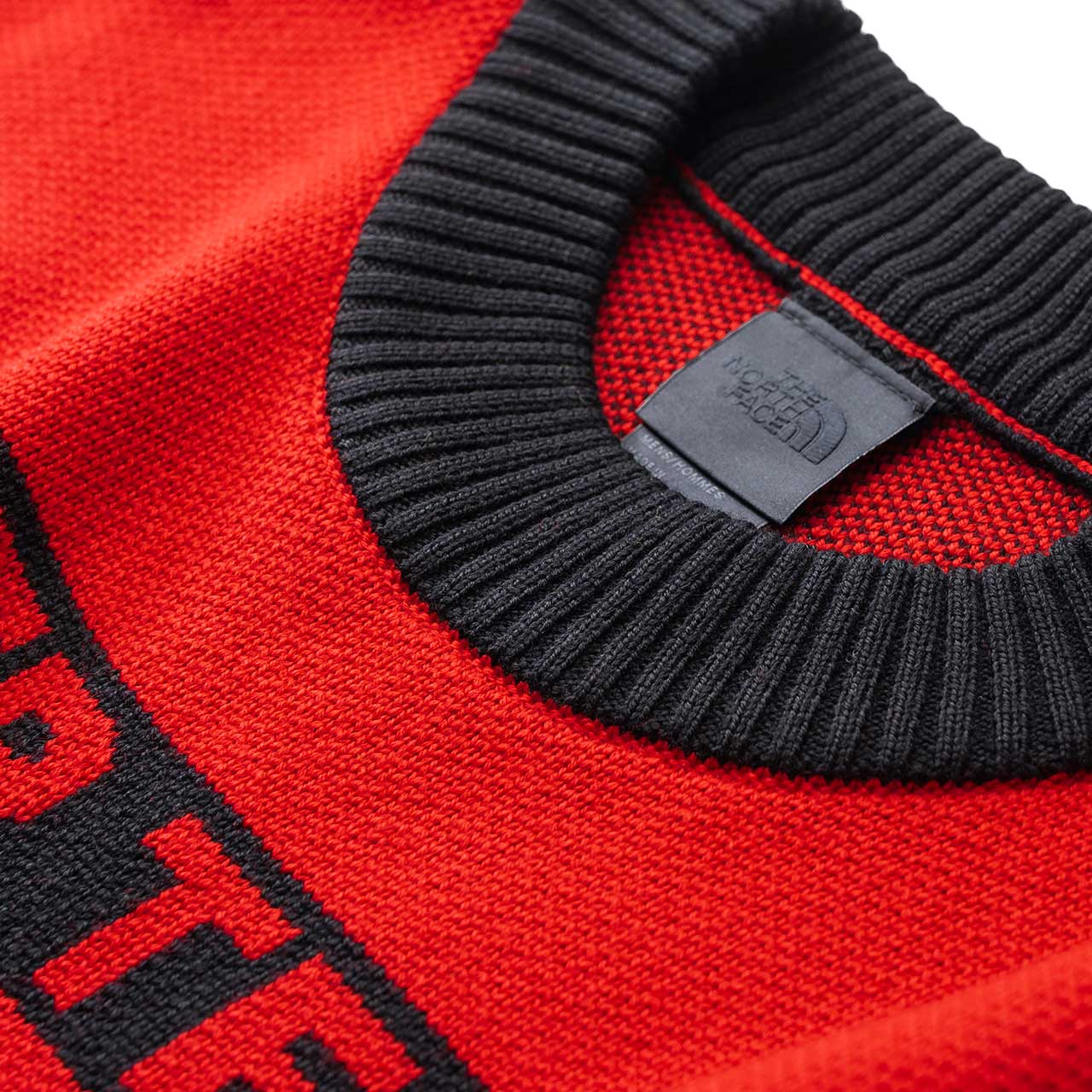 the north face black series the north face black series steep tech knit top (haute red)