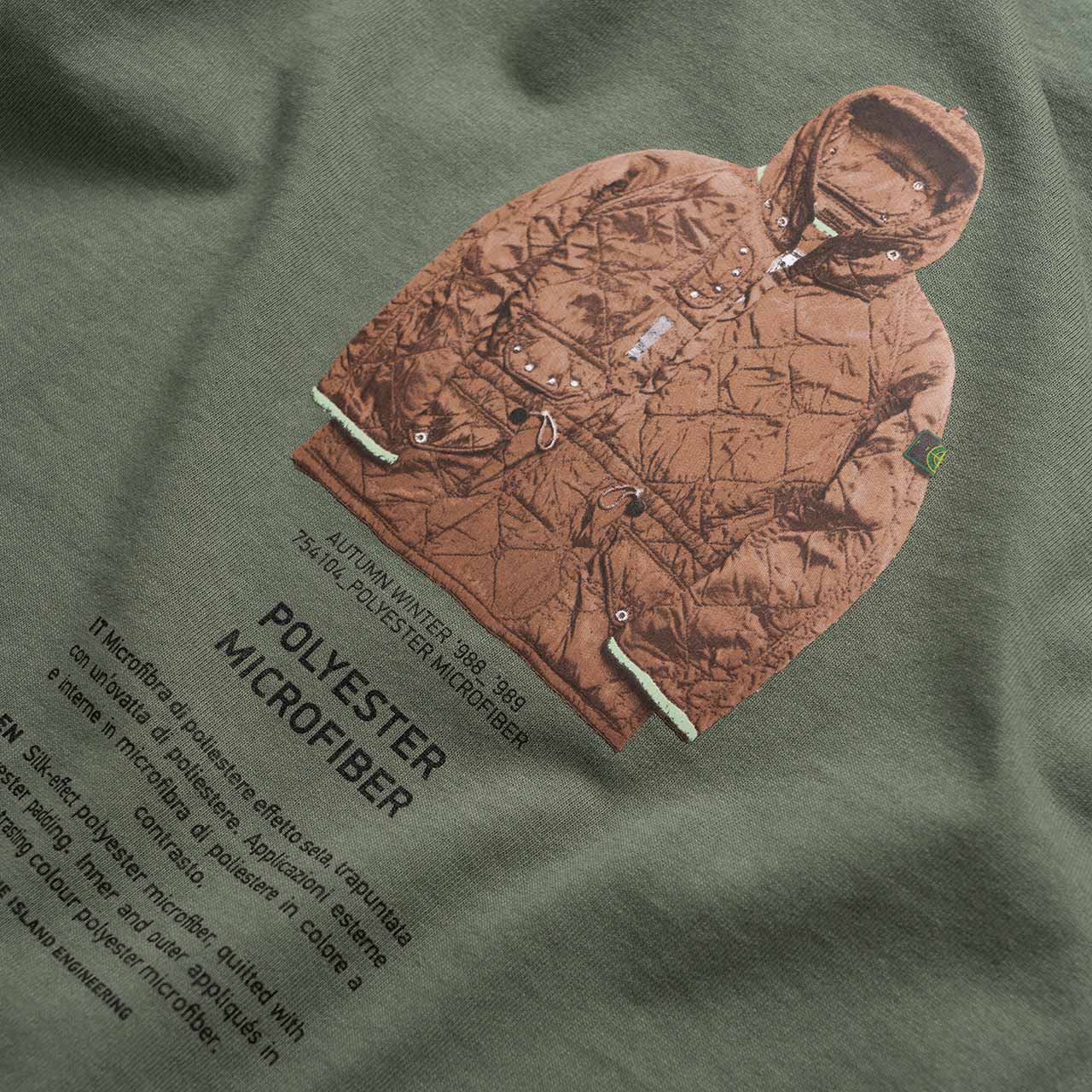 stone island stone island archivio t-shirt (grey green)