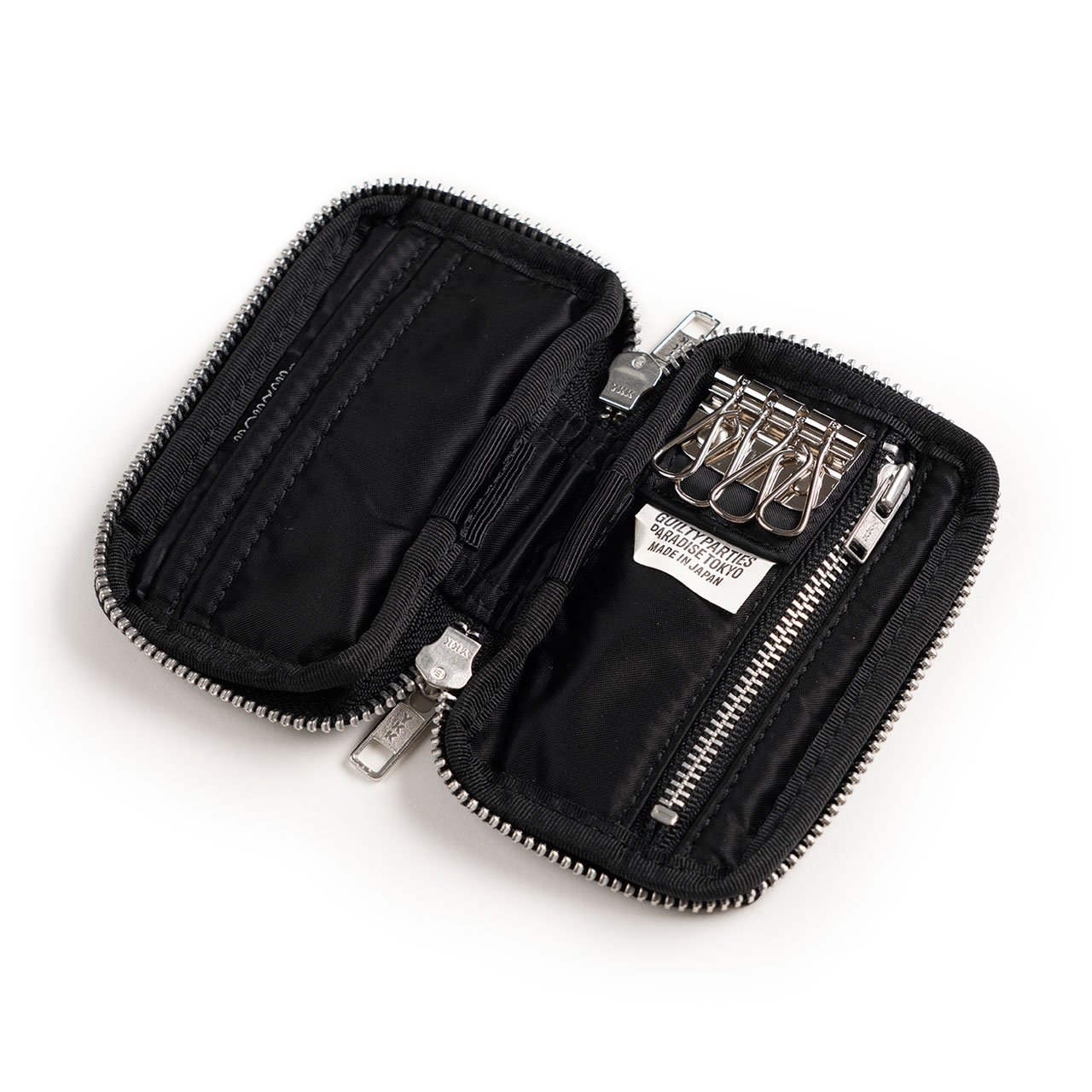 wacko maria x porter wacko maria x porter by yoshida key coin case (black) WMGP-POR-JET01