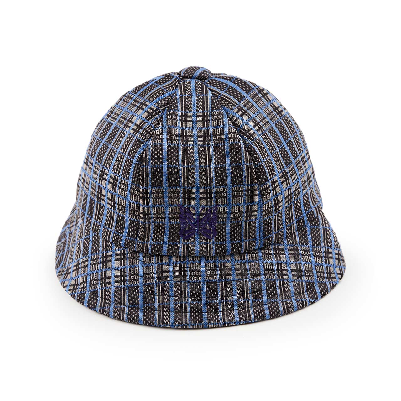 needles bermuda poly jacquard hat (plaid) | a.plus