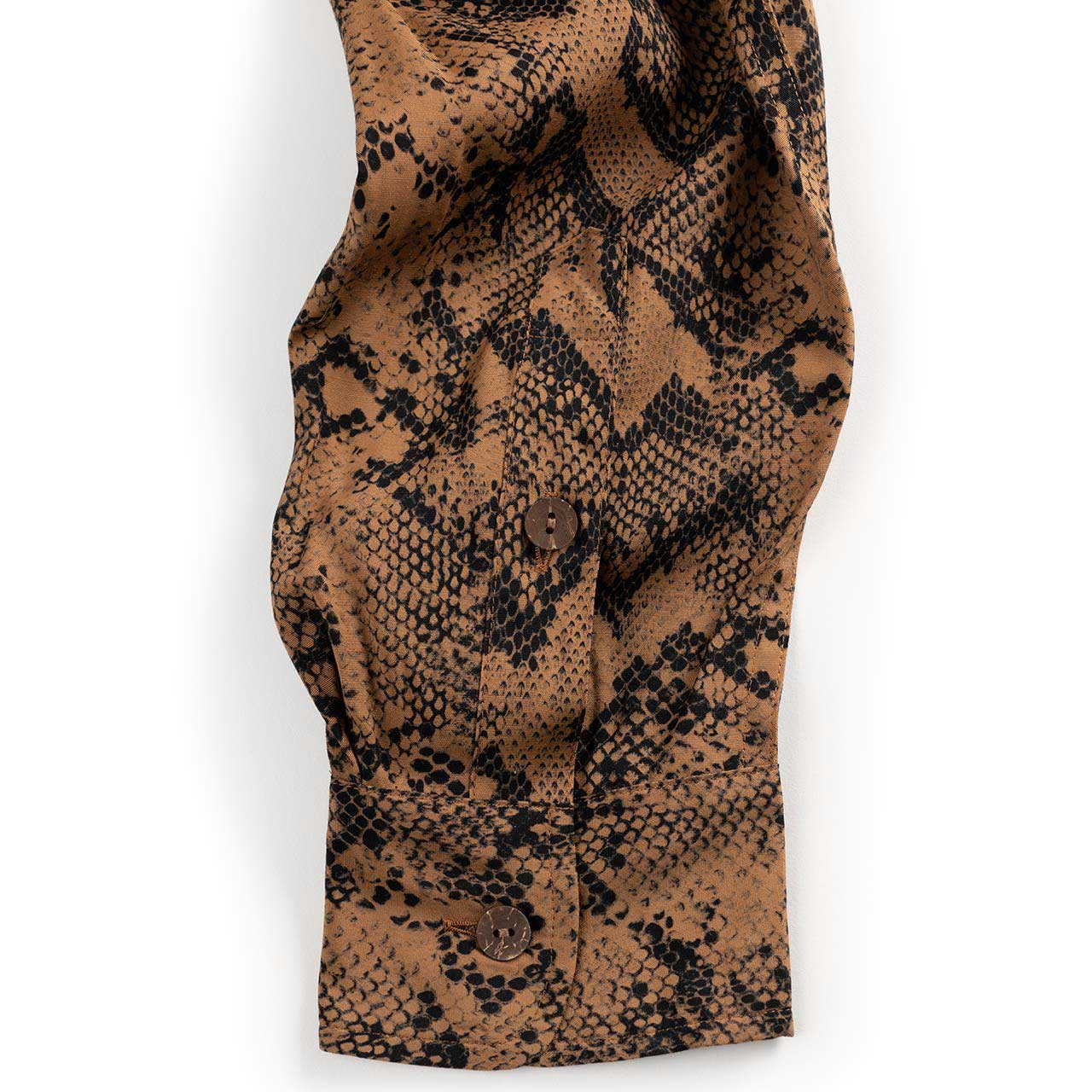 wacko maria wacko maria hawaiian shirt (type-3) (brown snake)