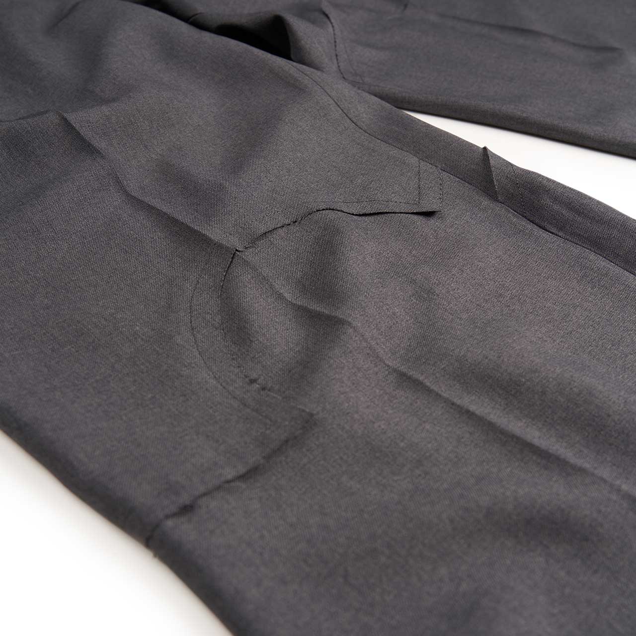 undercover undercover deconstructed panel dress pants (grey)