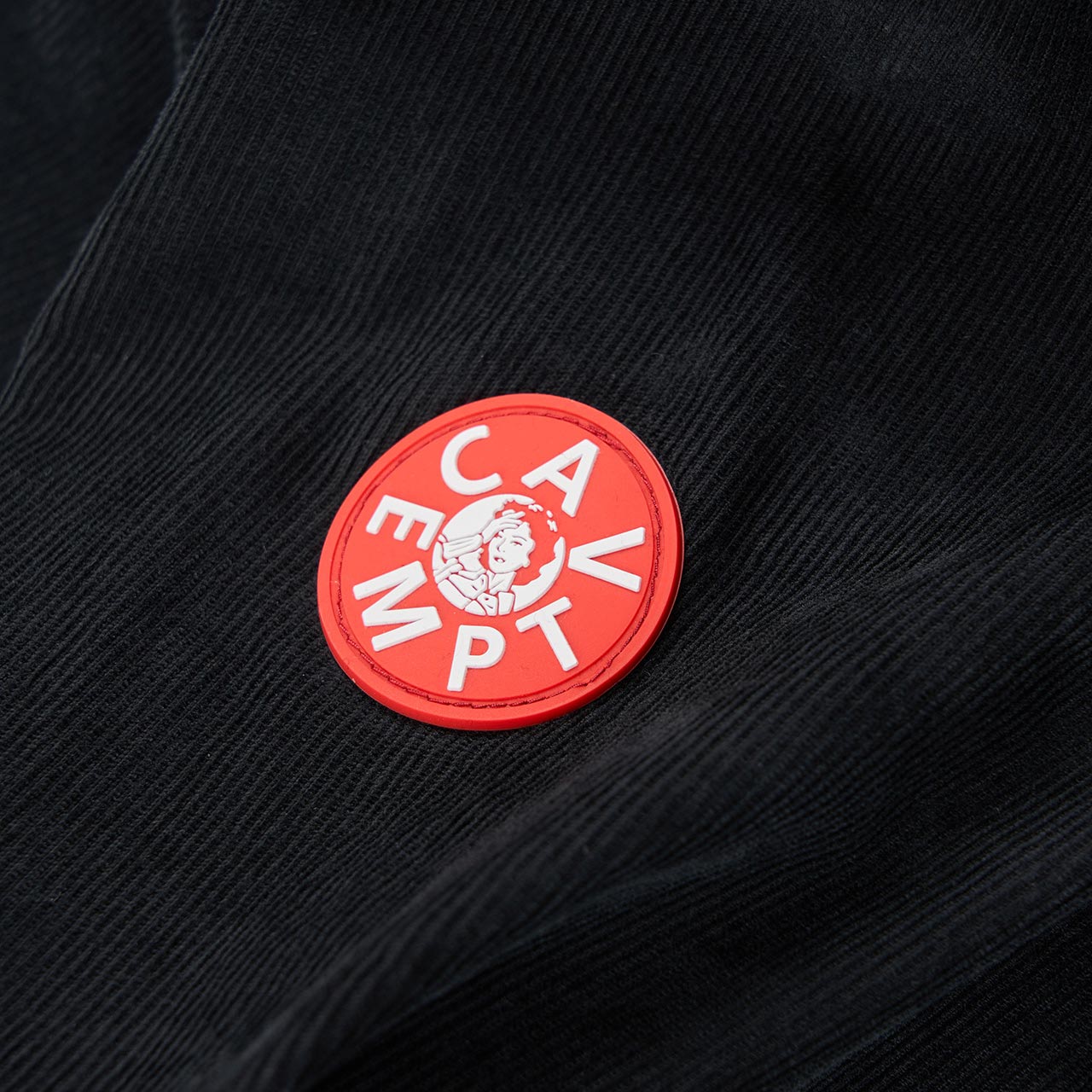 cav empt cav empt overdye switch cut cord shirt (black)