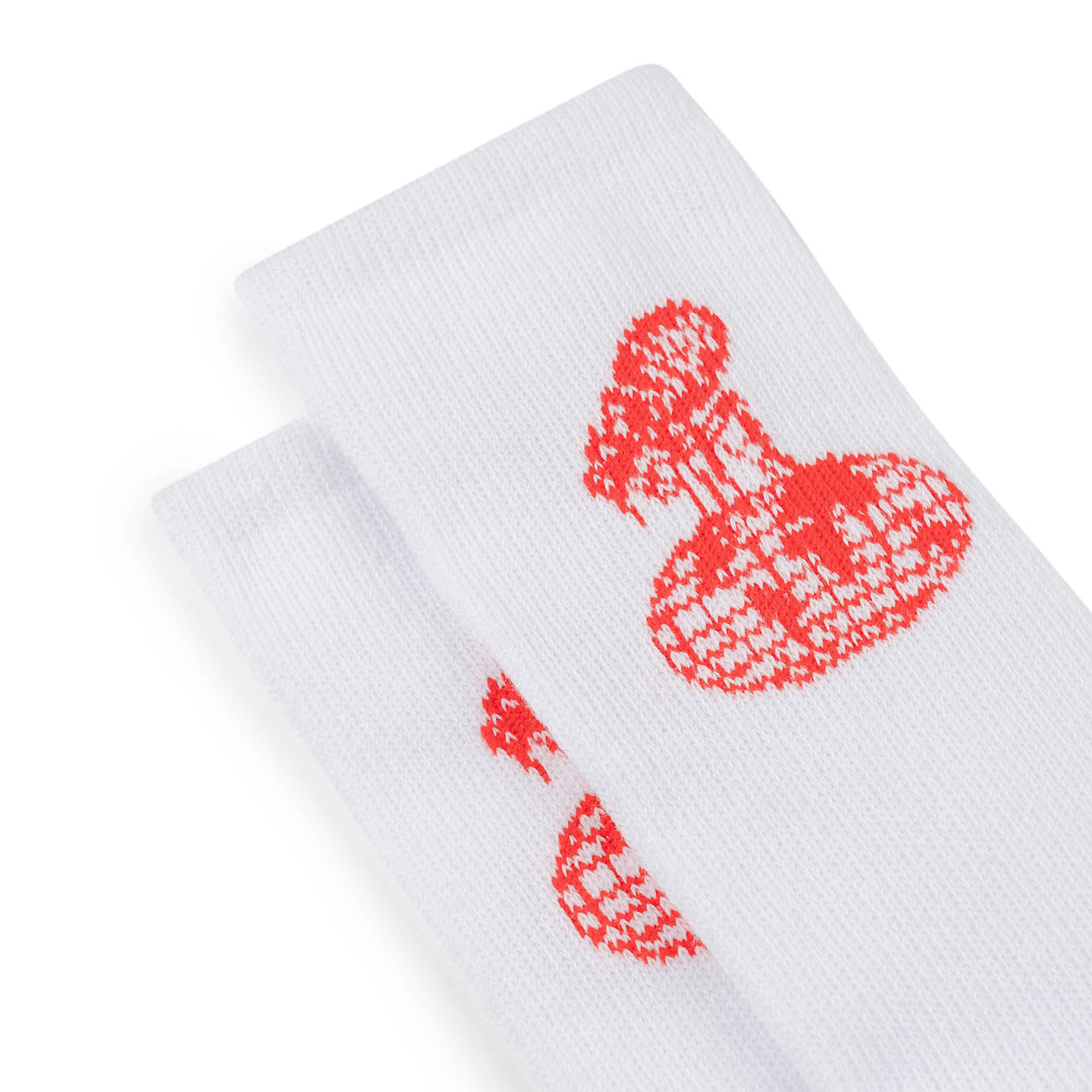 fucking awesome fucking awesome flea socks (white / red) P710849